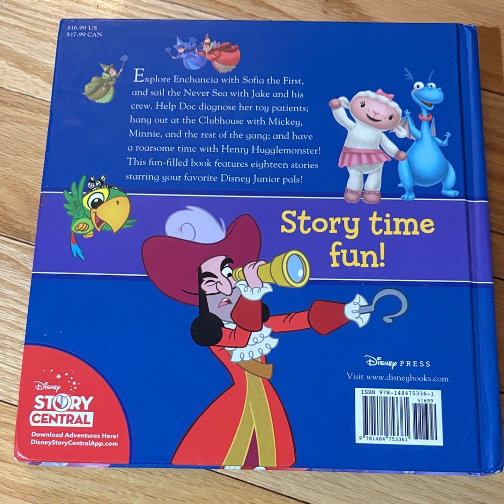 Disney Junior Storybook Collection - Vibrant Blue Cover - Picture 2 of 5